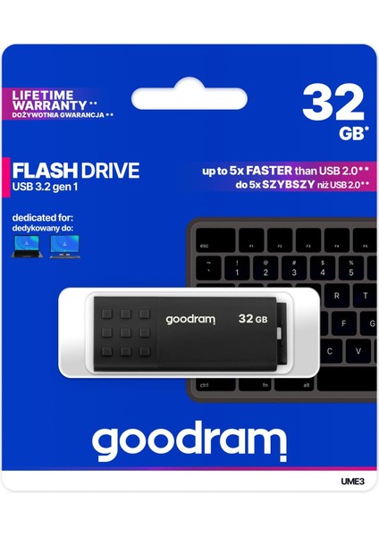 USB-UME3-0320K0R11-32GB 3.2 Gen.1 USB Bellek