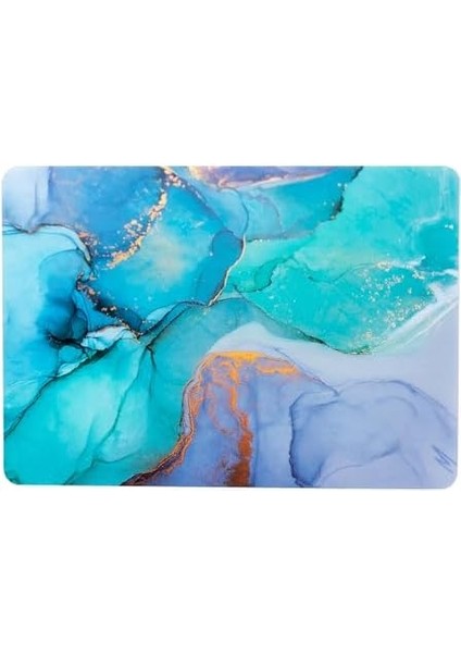 Kılıf Matebook D15 Kılıf (2019-2020-2021-2022 Yılı) ile Uyumlu Marble Desenli Açık Yeşil fiyatları