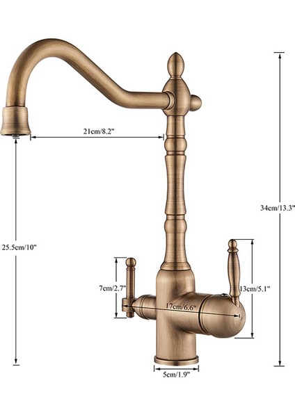 Se Borulu Arıtmalı Evye Bataryası Antik fırsatları