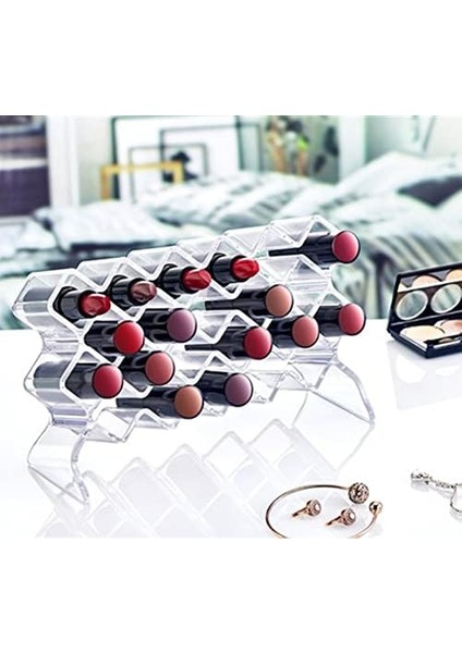 Deconox 22 Bölmeli Ruj Organizer - 22 Gözlü Ruj Organizeri, Organizer 22 Gözlü Ruj Standı