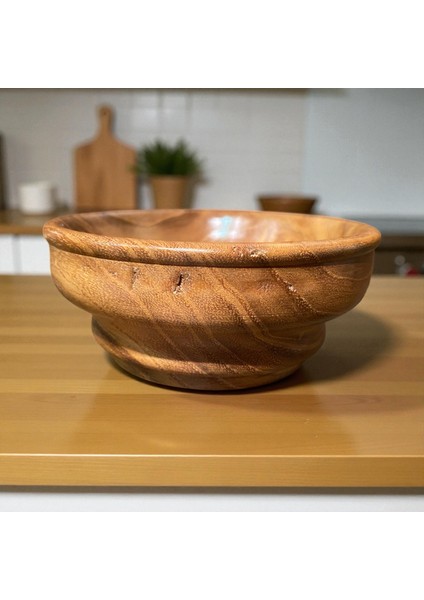 🔑✨ El Yapımı Akasya Ağacından Ahşap Anahtarlık