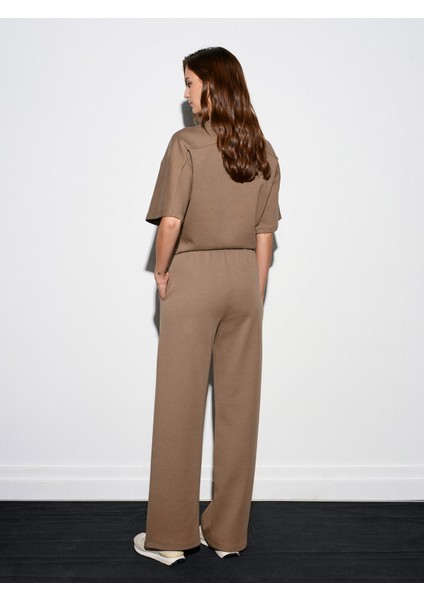 71925 Beli Lastikli Bol Eşofman-Açık Haki fiyatları