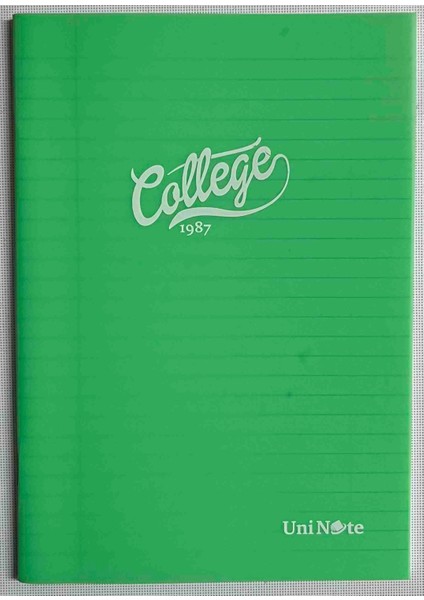 Çınar A5 60 Yaprak Çizgili Pp Kapak Dikişli Defter Yeşil