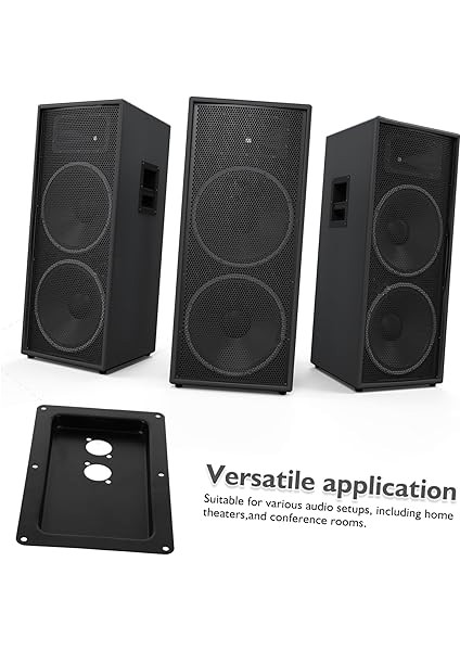 Hoparlör Kutusu Için Metal Arka Panel Dayanıklı Bağlantı Plakası Hızlı Kurulum ve Kesintisiz Performansı Sağlayan Hoparlör Adaptör Parçası modelleri