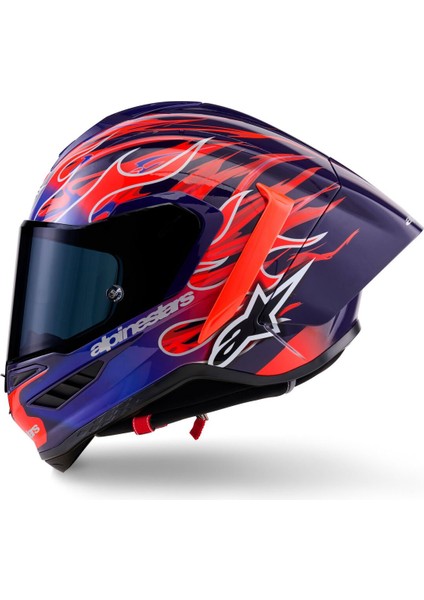 Supertech R10 Carbon Flyte Spor Motosiklet Kaskı Kırmızı Siyah modelleri