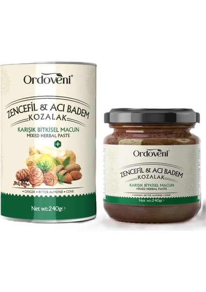 Ordoveni Kozalak Macunu | Zencefil ve Acıbademli (240GR)