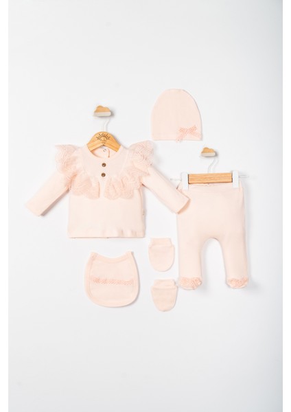 Kız Bebek Mevlütlük Hastane Çıkışı 5'li Set