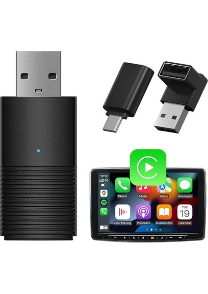 Mini Pro - Kablosuz/wireless Carplay Dönüştürücü Araç Kiti (Dk-Va-Mpc1)