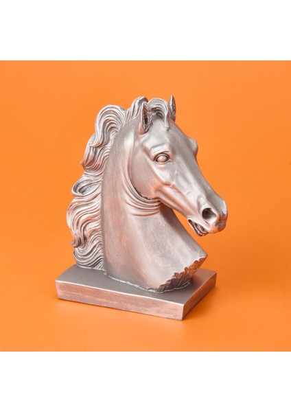 Deco Horse Dekor - Gümüş - 20 cm
