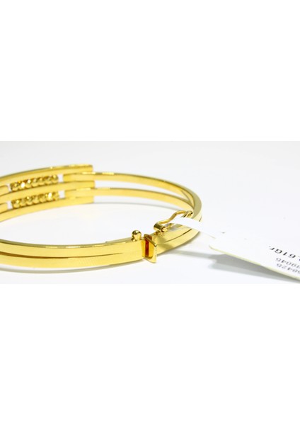 14 Ayar Altın 3 Sıralı Dorikalı Kaburga Kelepçe Bilezik 9.61 gr indirimleri