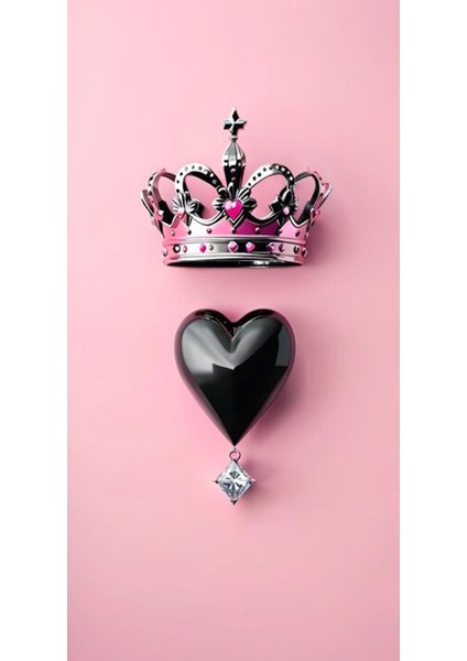 Kraliçe Tacı ve Aşk 1 :) Ev Duvar Salon Güzellik Salonu Ofis Dükkan Dekarasyon Kanvas Tablo fiyatları