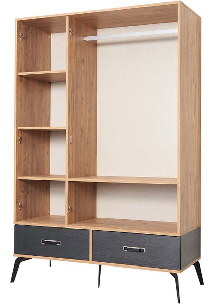 Cosmo 3 Kapaklı 2 Çekmeceli Gardırop fırsatları