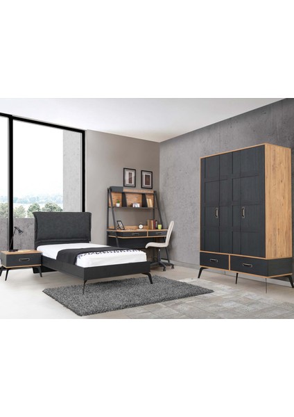 Cosmo 3 Kapaklı 2 Çekmeceli Gardırop indirimleri