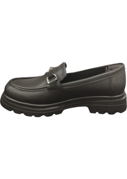 581834Z Yumuşak Iç Pedli 3 cm Topuk Boyu Günlük Kadın Loafer Ayakkabı fiyatları