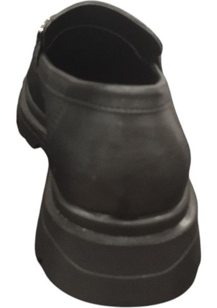 581834Z Yumuşak Iç Pedli 3 cm Topuk Boyu Günlük Kadın Loafer Ayakkabı fırsatları