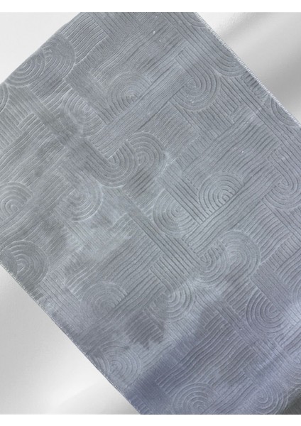 4304 Desen Gri Renk Kesme Kaymaz Taban Halı Yolluk