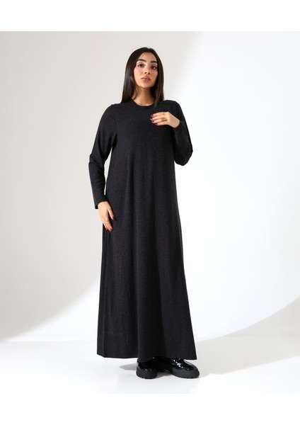 Kadın Yün Viskon Uzun Büyük Beden Elbise fiyatları