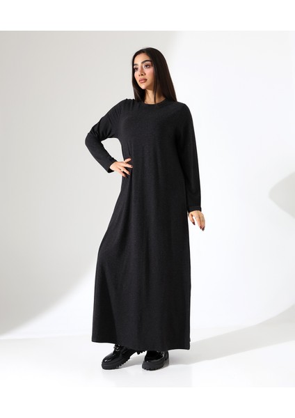 Kadın Yün Viskon Uzun Büyük Beden Elbise fırsatları