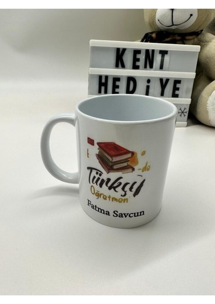 Kişiye Özel Isimli Türkçe Öğretmeni Kupa modelleri