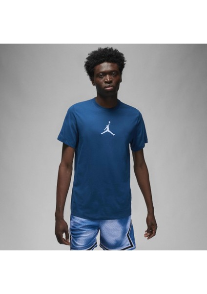 Jordan Jumpman Men's T-Shirt - Sky J French Blue/royal Tint Erkek Pamuklu Tişört modelleri