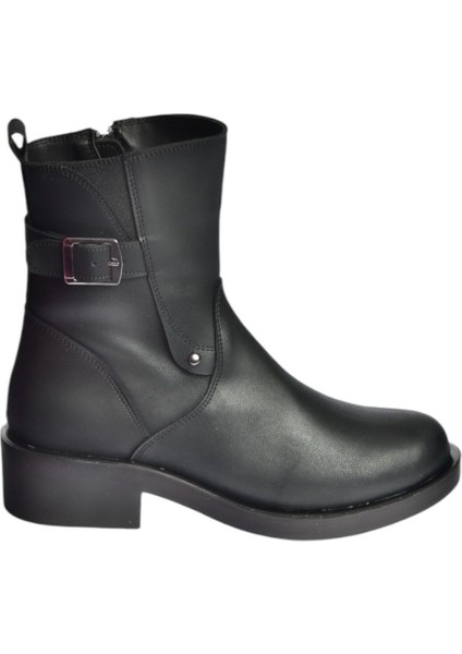 V674121309 Siyah Alçak Topuklu Içi Tüylü Kadın Bot fırsatları