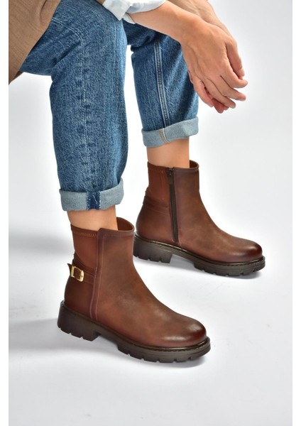 V674420409 Taba Kalın Tabanlı Içi Tüylü Kadın Bot fırsatları