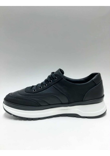Hakiki Deri Ortopedik Siyah Bağcıklı Rahat Anatomic Erkek Ayakkabı C-9303937FRX modelleri