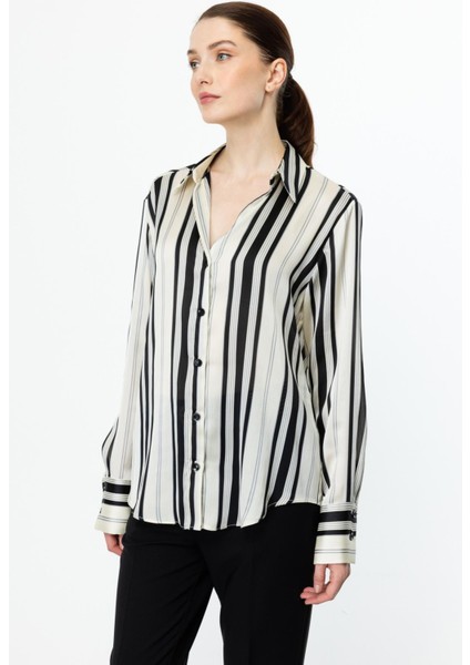 54326 Onteks Saten Desenli Gömlek fırsatları