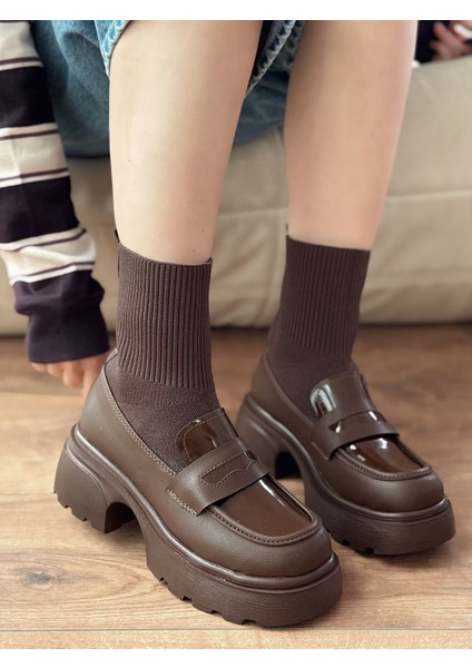 Wanye Premium Kahverengi Triko Streçli Bot fiyatları