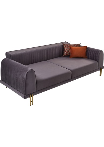 Luna Üçlü Koltuk Antrasit fiyatları