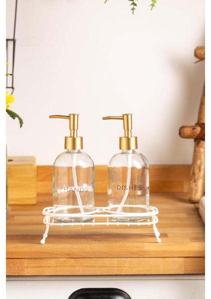 2 Li Sıvı Sabunluk Beyaz Kapak