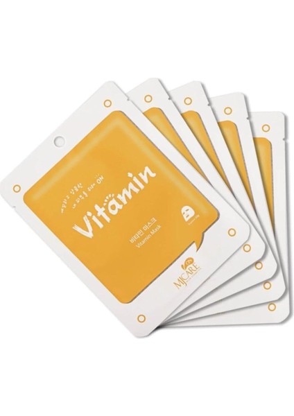On Vitamin Mask Vitaminli Yüz Maskesi 5'li