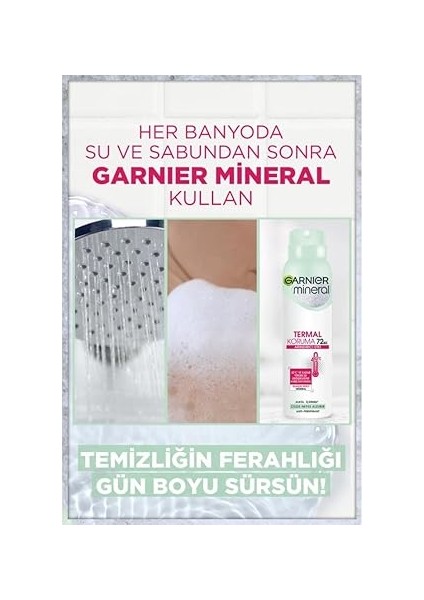 Mineral Termal Koruma Sprey Deodorant modelleri