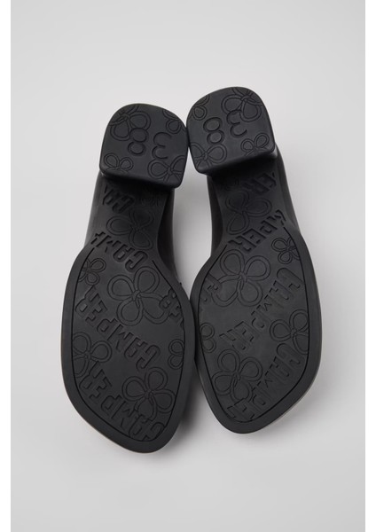 Kadın Kora Deri Makosen - Siyah indirimleri