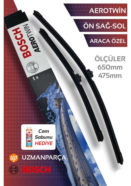 339701400H 650 mm + 475 mm Muz Tipi Aerotwin Ön Silecek Seti