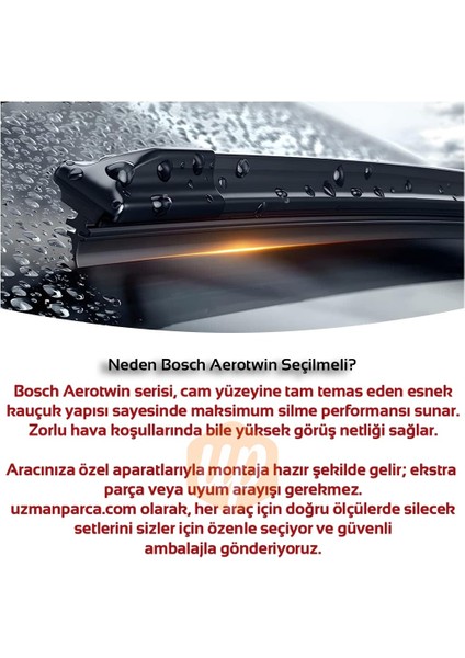 339701400H 650 mm + 475 mm Muz Tipi Aerotwin Ön Silecek Seti fiyatları