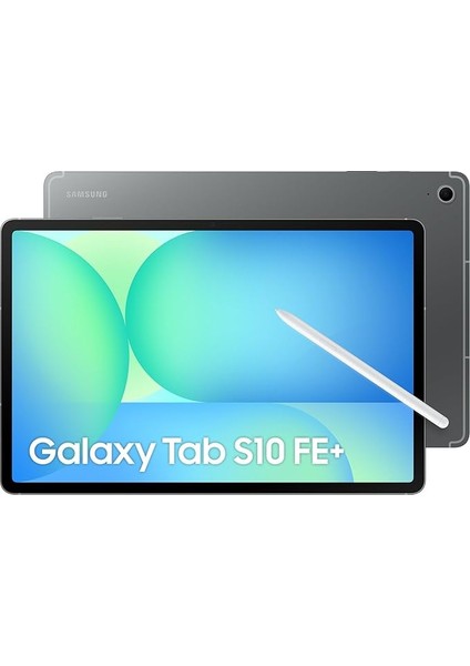 Galaxy Tab S10 Fe+, Wi-Fi Android Tablet, 8gb Ram, 128GB Depolama, 13.1 Inç, 90Hz Ekran, S Pen Dahil, IP68, 10090MAH Batarya, Gri (Samsung Türkiye Garantili)