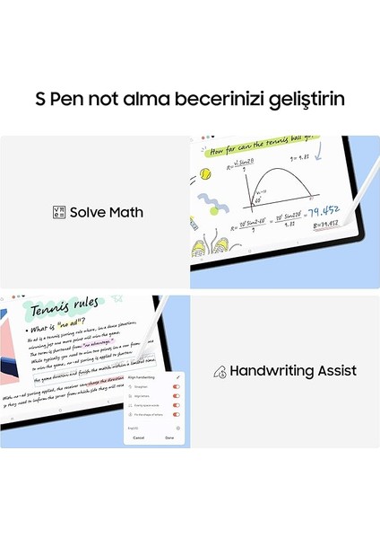 Galaxy Tab S10 Fe+, Wi-Fi Android Tablet, 8gb Ram, 128GB Depolama, 13.1 Inç, 90Hz Ekran, S Pen Dahil, IP68, 10090MAH Batarya, Gri (Samsung Türkiye Garantili) modelleri