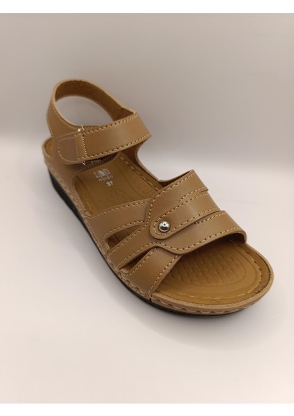 Günlük Kadın Cırt Bantlı Sandalet Yumuşak Rahat Ortopedik indirimleri