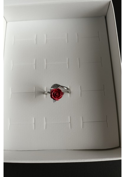 Gümüş Kaplama Ayarlanabilir Gül Yüzük fırsatları