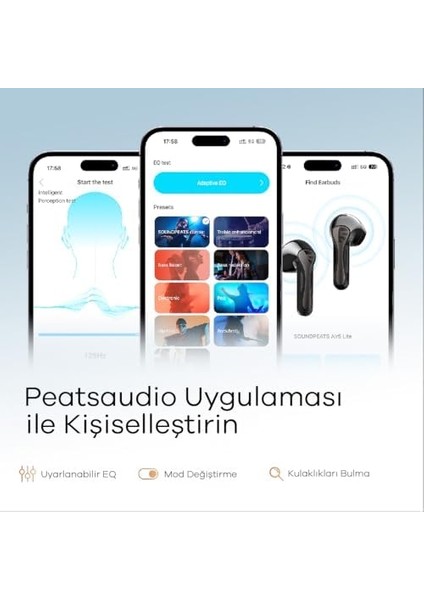 Air 5 Lite Kulakiçi Kulaklık - Siyah modelleri