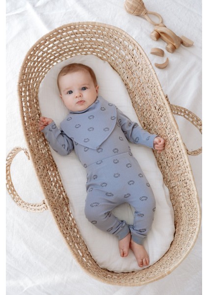 %100 Pamuk Yenidoğan Zıbın Takım Kız-Erkek Bebek Hediye Seti