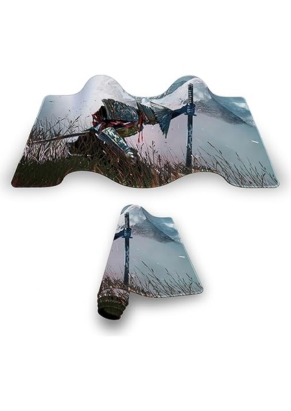Gaming Mouse Pad 70X30 Mouse Pad Xl Büyük Oyuncu Mouse Pad Speed Mousepad (Samurai, 70X30 cm (3mm Kalınlık)) fiyatları