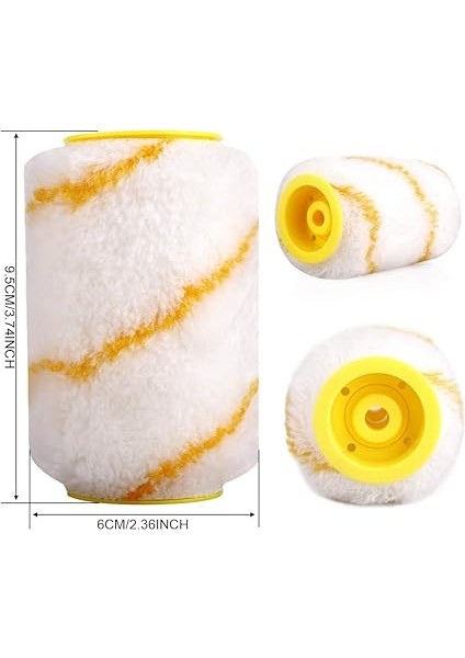 Boya Rulosu Fırçası, Kırpma Rulo Fırça Boya Rulosu Seti, Çok Fonksiyonlu Elde Tutulan Temiz Kesim Boya Edger Rulo Fırça, Taşınabilir Ev Duvar Tavanları Ev Boyama Için Kenar Boyama Aletleri (Sarı) fiyatları