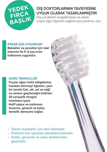 Sonik Pilli Diş Fırçası ve Ikili Yedek Başlık modelleri