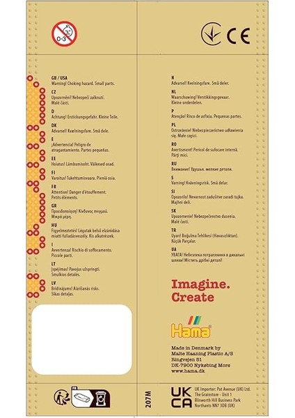 Boncuk 207-54 Ütü Boncuğu Torbası, Yakl. 1.000 Renkli Midi El Işi Boncuğu, 5 mm Çapında, Parıltılı Karışım, Büyükler ve Küçükler Için Yaratıcı El Işi Eğlencesi modelleri