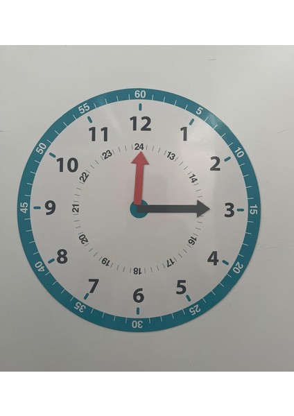 Saat Öğrenme Eğitimi Seti 20X20 cm