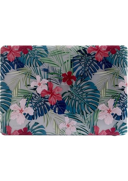 Macbook Air 13INÇ M1 Kılıf FLOWER01NL (Touchıd'li M1 Air) A2337 A2179 A1932 ile Uyumlu Yeşil indirimleri