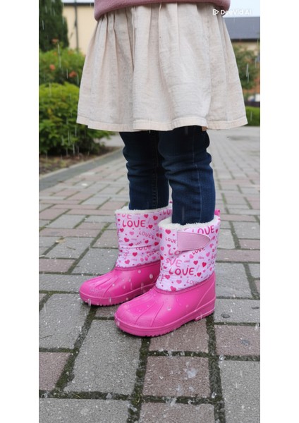 Kız Çocuk Su Geçirmez Içi Kürklü Kar Botu fırsatları