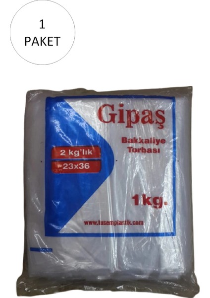Litaetrend Bakkaliye Naylon Torba 2'kg Lık 23X36 cm 1 Paket (Takriben 260 Adet)
